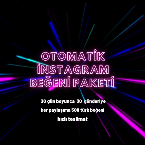  instagram 500 türk beğeni paketi  30 paylaşıma